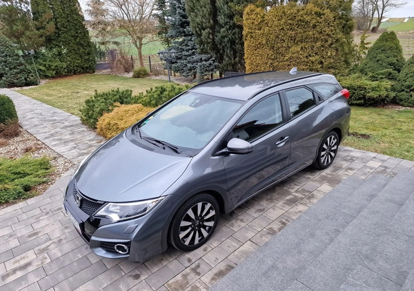 Honda Civic cena 57900 przebieg: 87000, rok produkcji 2016 z Pułtusk małe 497
